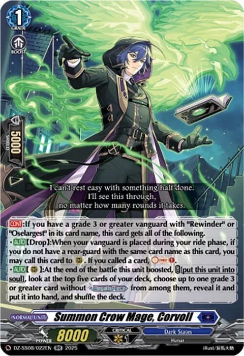 Summon Crow Mage, Corvoll [D-Format]