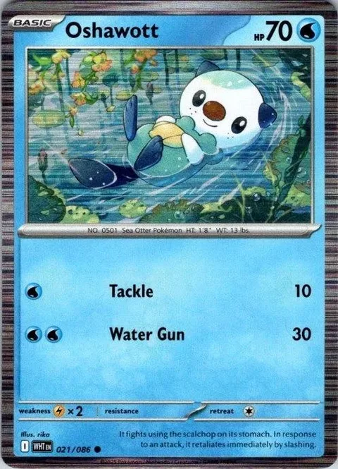 Oshawott [Tackle | Water Gun | SV]