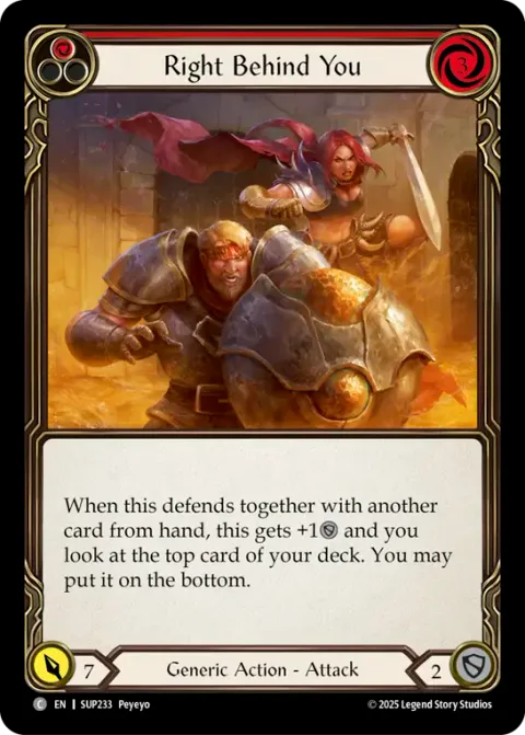 Right Behind You (Red)