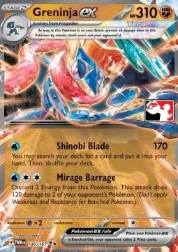 Greninja ex [Shinobi Blade | Mirage Barrage]