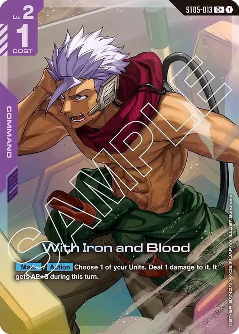 With Iron and Blood (ST05-013)