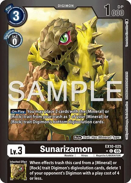 Sunarizamon (EX10-025)