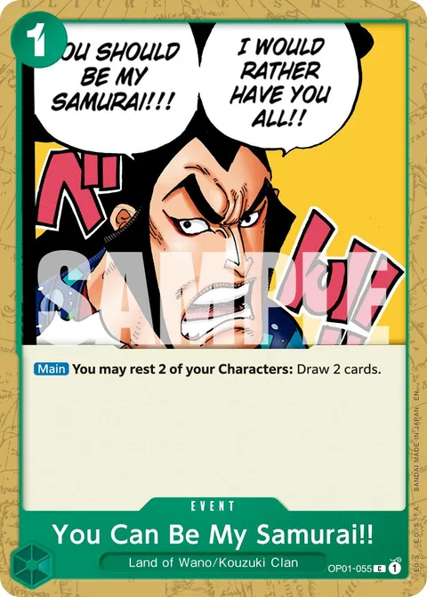 You Can Be My Samurai!! (OP01-055)