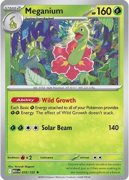 Meganium [Wild Growth | Solar Beam]