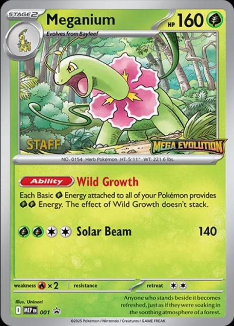 Meganium [Wild Growth | Solar Beam]