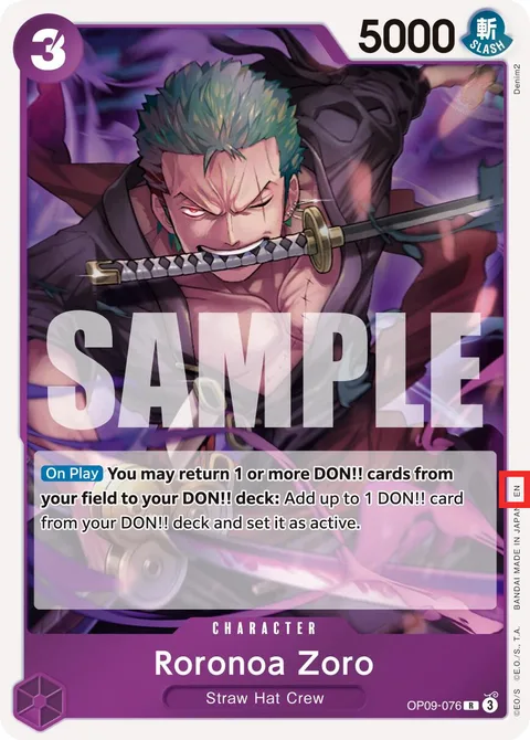 Roronoa Zoro (OP09-076)