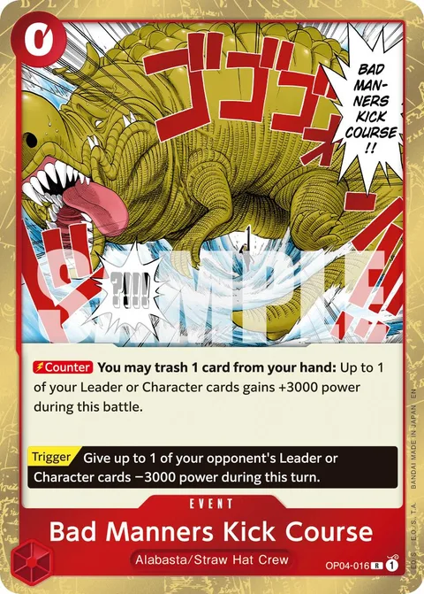 Bad Manners Kick Course (OP04-016)