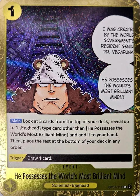 He Possesses the World's Most Brilliant Mind (OP07-114)