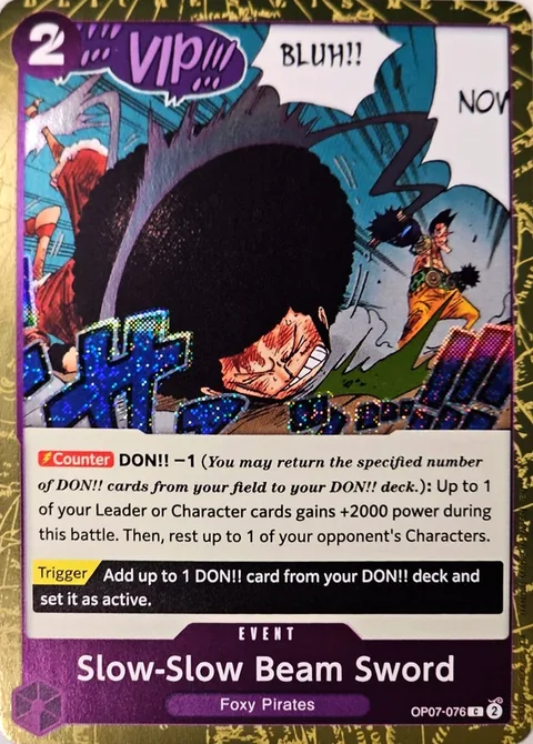Slow-Slow Beam Sword (OP07-076)