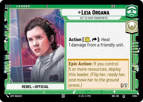 Leia Organa, Get to Your Transports!