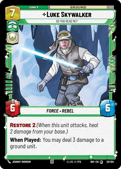 Luke Skywalker, Do You Read Me?