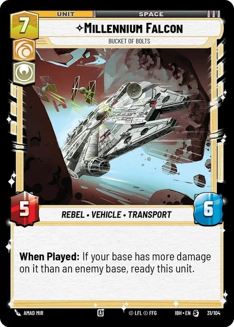 Millennium Falcon, Bucket of Bolts