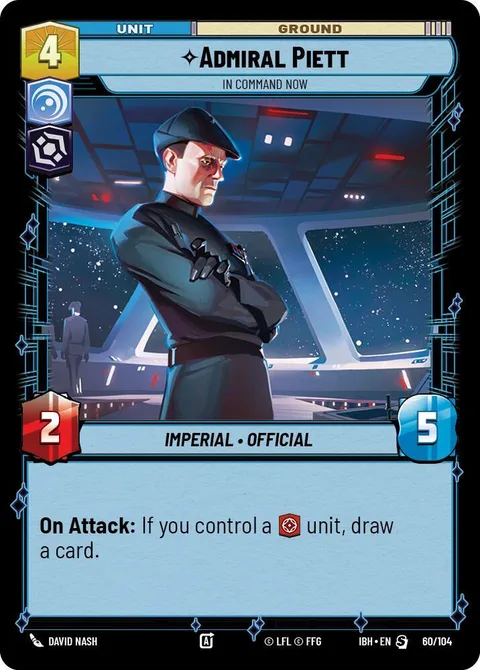 Admiral Piett, In Command Now