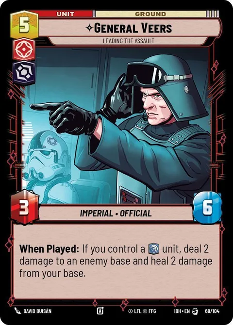 General Veers, Leading the Assault