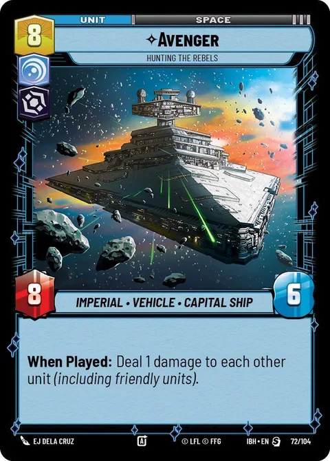 Avenger, Hunting the Rebels