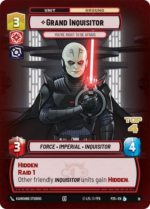 Grand Inquisitor, You're Right to Be Afraid