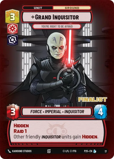 Grand Inquisitor, You're Right to Be Afraid