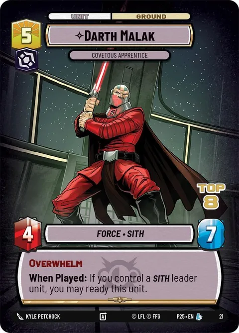 Darth Malak, Covetous Apprentice