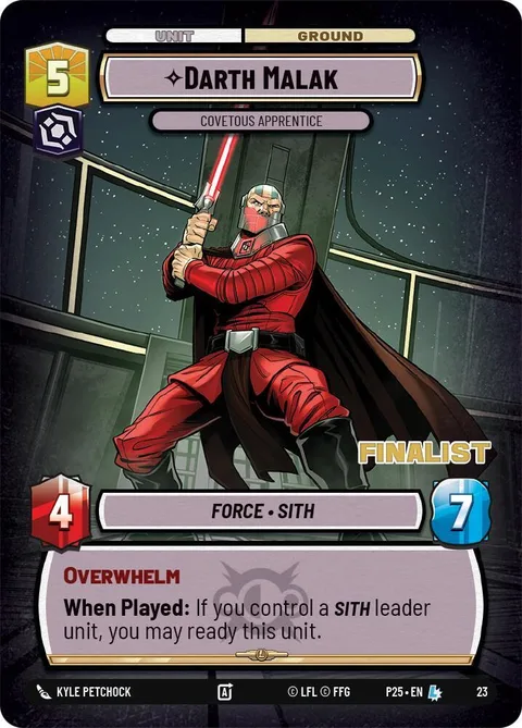 Darth Malak, Covetous Apprentice