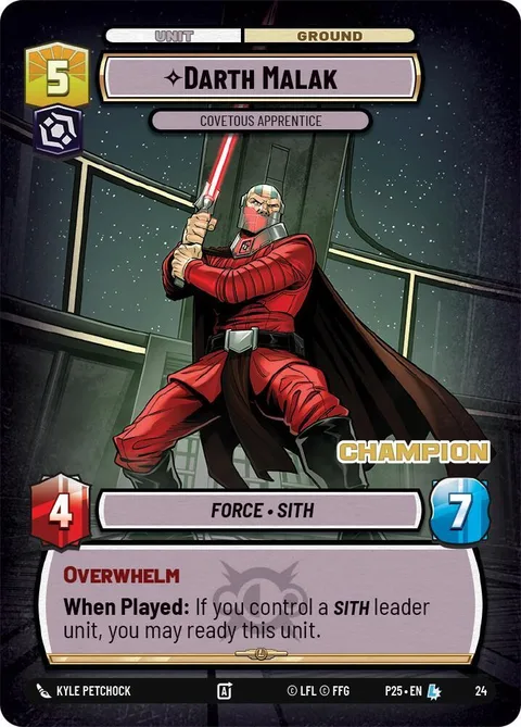 Darth Malak, Covetous Apprentice