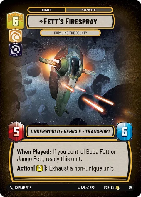 Fett's Firespray, Pursuing the Bounty