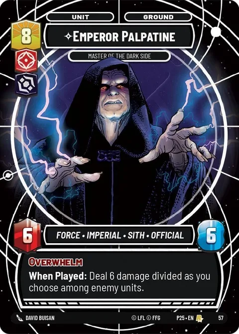 Emperor Palpatine, Master of the Dark Side