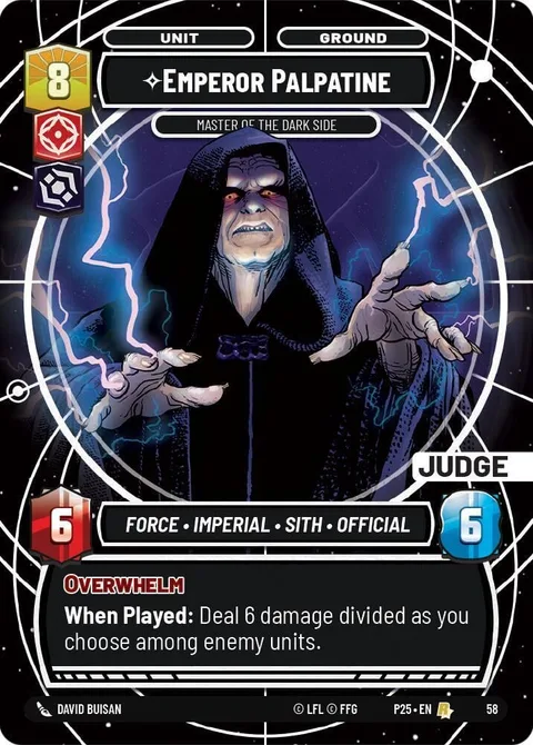 Emperor Palpatine, Master of the Dark Side