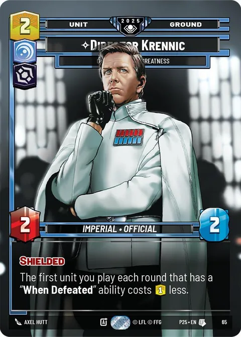 Director Krennic, On the Verge of Greatness