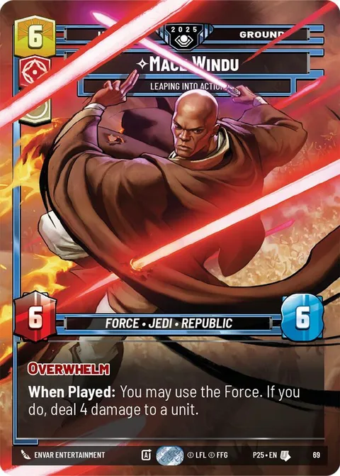 Mace Windu, Leaping into Action