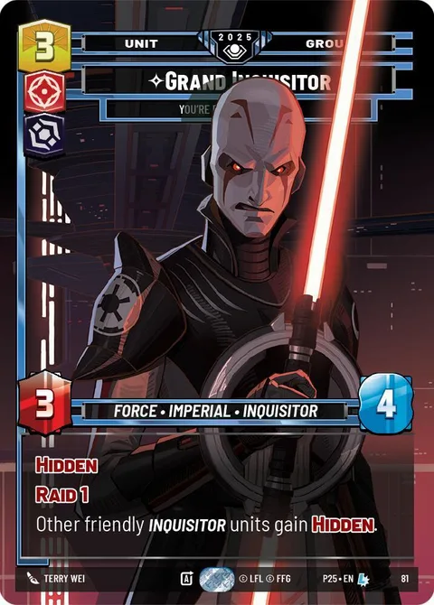 Grand Inquisitor, You're Right to Be Afraid