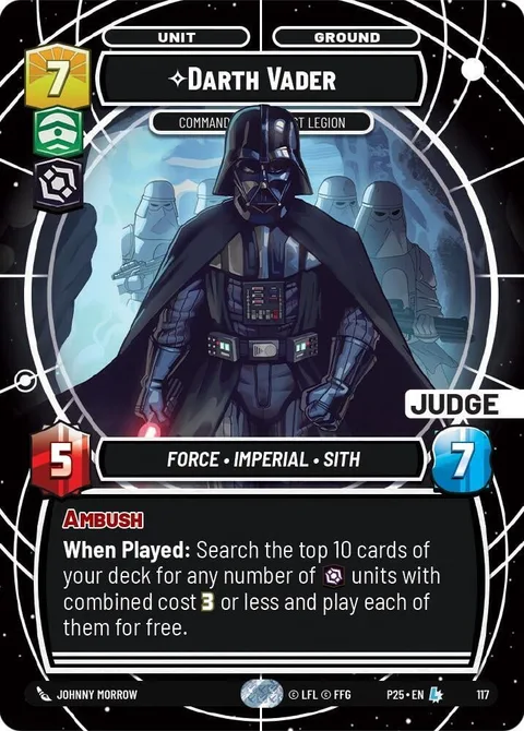 Darth Vader, Commanding the First Legion