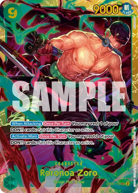 Roronoa Zoro (OP06-118)