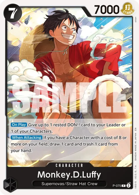 Monkey.D.Luffy (P-075)
