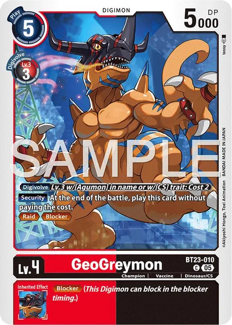 GeoGreymon (BT23-010)