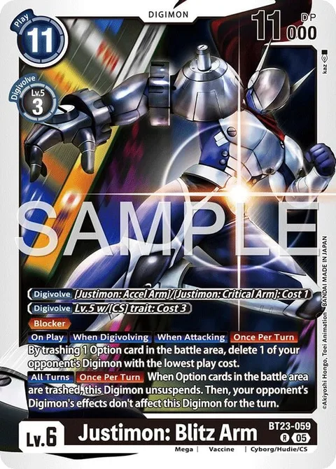Justimon: Blitz Arm (BT23-059)