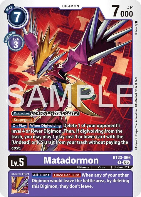 Matadormon (BT23-066)