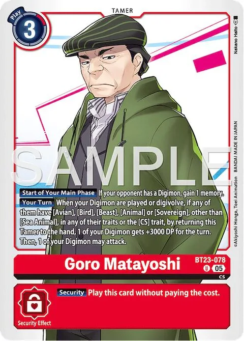 Goro Matayoshi (BT23-078)