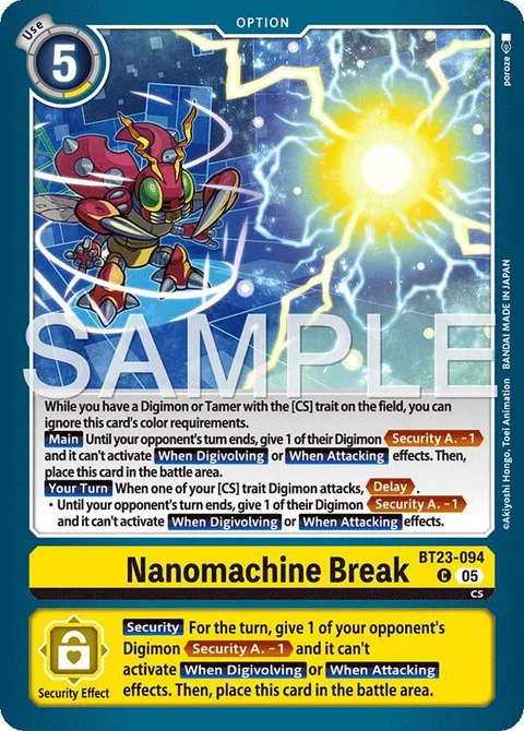 Nanomachine Break (BT23-094)