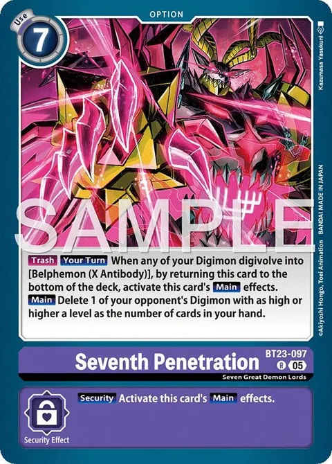 Seventh Penetration (BT23-097)