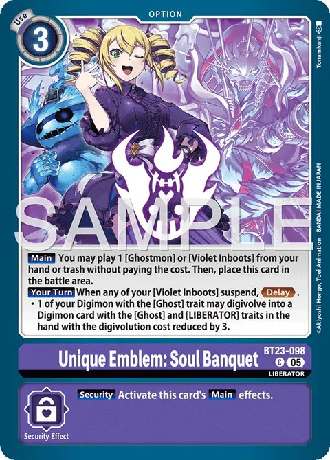 Unique Emblem: Soul Banquet (BT23-098)