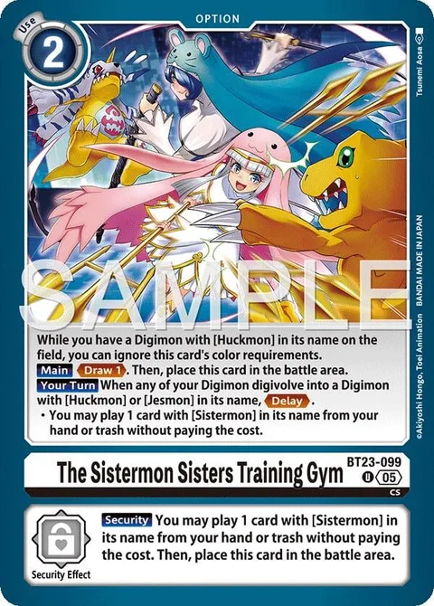 The Sistermon Sisters Training Gym (BT23-099)