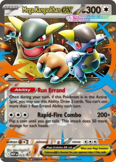 Mega Kangaskhan ex [Run Errand | Rapid-Fire Combo]