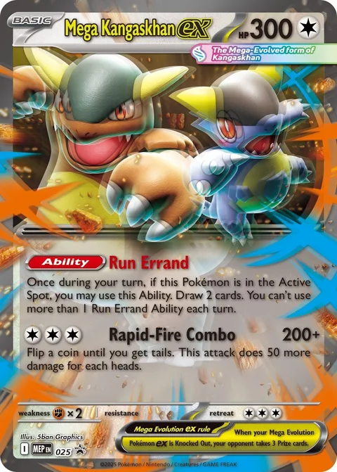 Mega Kangaskhan ex [Run Errand | Rapid-Fire Combo]