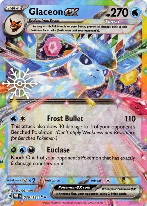 Glaceon ex [Frost Bullet | Euclase]