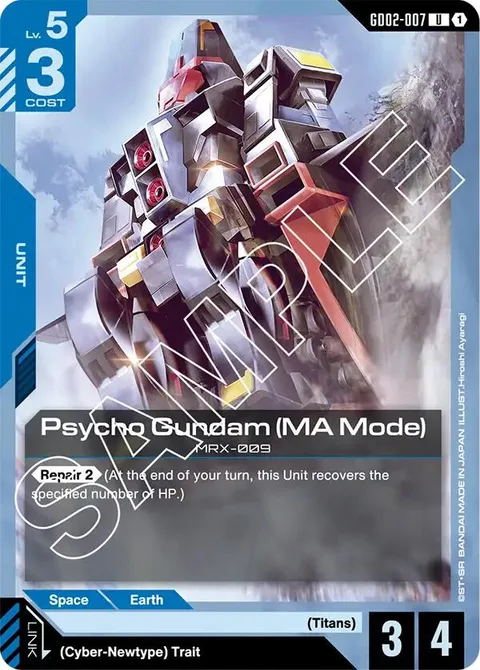Psycho Gundam (MA Mode) (GD02-007)