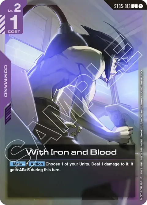With Iron and Blood (ST05-013)