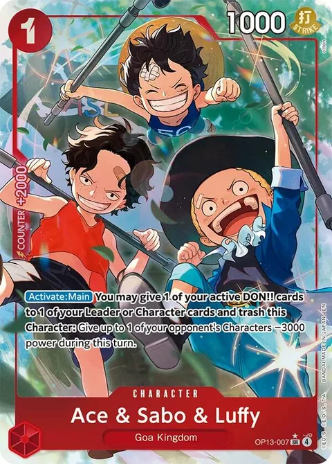 Ace & Sabo & Luffy (OP13-007)