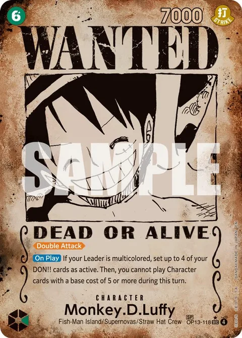 Monkey.D.Luffy (OP13-118)