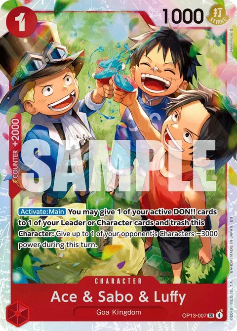 Ace & Sabo & Luffy (OP13-007)