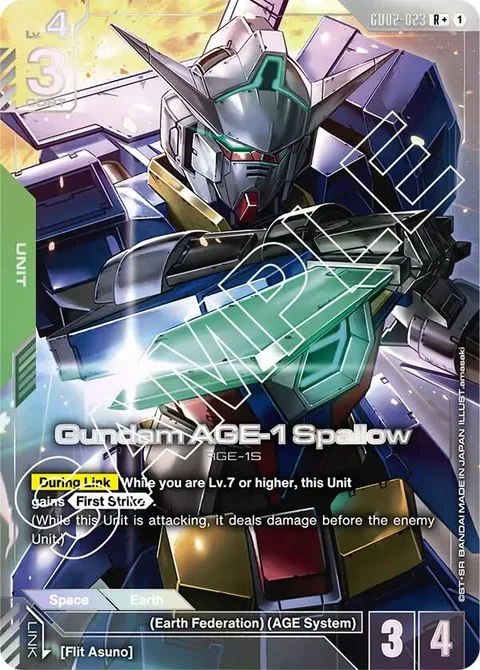 Gundam AGE-1 Spallow (GD02-023)